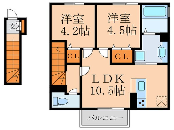 ＧＲＡＮＤ ＳＯＬＥＩＬ　Ｂ棟の物件間取画像